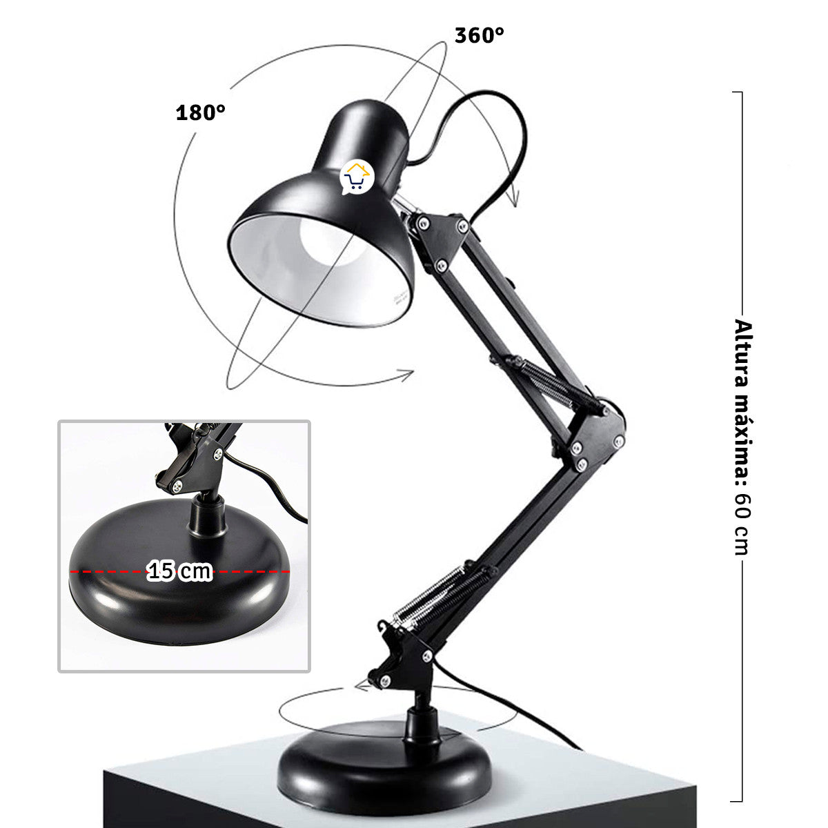Lampara Led Mesa Escritorio Brazo MT811